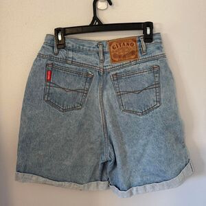 Vintage Gitano High Waisted Denim Shorts - 29" waist